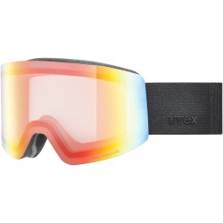 Gogle Uvex Provoqe V Black matt Mirror rainbow(S1-S3)