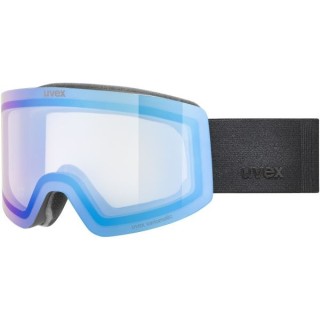 Gogle Uvex Provoqe V Black matt Mirror blue (S1-S3)