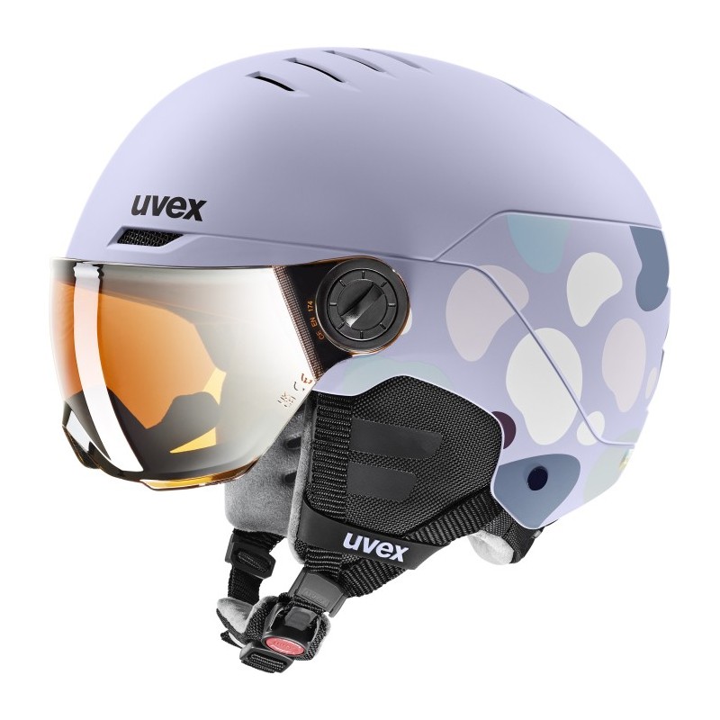 KASK UVEX ROCKET jr VISOR  2026/2027 COOL-LAVENDER-MATT