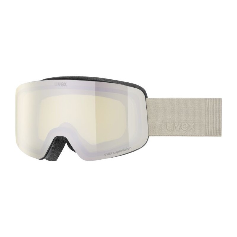 GOGLE UVEX PWDR BLACK MATT MIRROR PLATIN 2026/2027