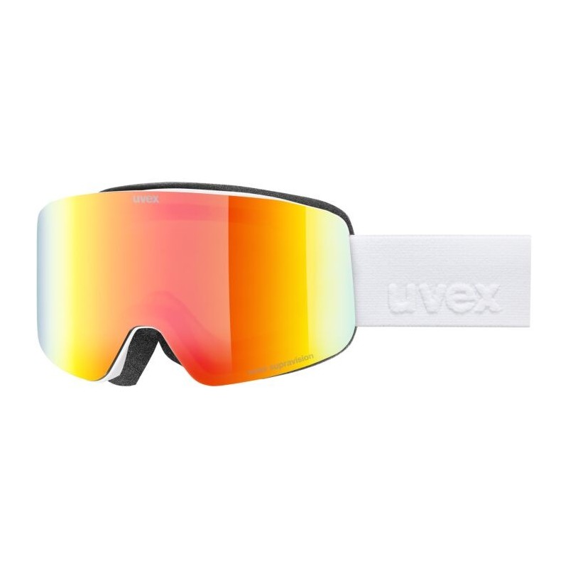GOGLE UVEX PWDR WHITE MATT MIRROR RAINBOW 2026/2027